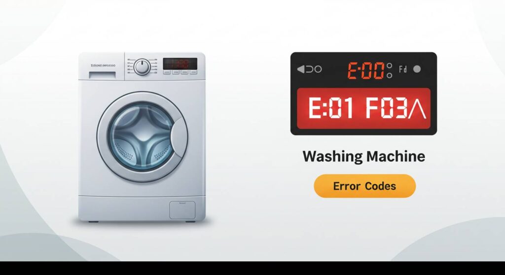 Washing Machine Error Codes: What They Mean and How to Fix Them